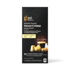 Naturally Flavored Sweet Creme Espresso Capsule - 1.83oz - Good & Gather™ -Good & Gather GUEST 46be21ac e1ab 4634 87dc 62263c51e433