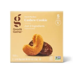 Cashew Cookie Nutrition Bars - 5ct - Good & Gather™ 7 Cashew Cookie Nutrition Bars - 5ct - Good & Gather™ -Good & Gather GUEST 49ea0aed 8355 4d5f 83d5 747668a98116