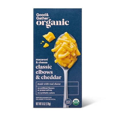 Organic Elbow & Cheddar Macaroni Cheese - 6oz - Good & Gather™ 5 Organic Elbow & Cheddar Macaroni Cheese - 6oz - Good & Gather™ - Image 3