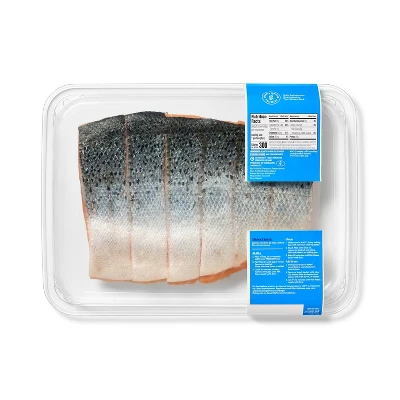 Skin-On Atlantic Salmon Family Pack - 30oz/6pk - Good & Gather™ 3 Skin-On Atlantic Salmon Family Pack - 30oz/6pk - Good & Gather™