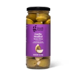 Garlic Stuffed Queen Olives - 7oz - Good & Gather™ 9 Garlic Stuffed Queen Olives - 7oz - Good & Gather™ -Good & Gather GUEST 4cfa7492 a978 4745 b8db 6128f43afde4