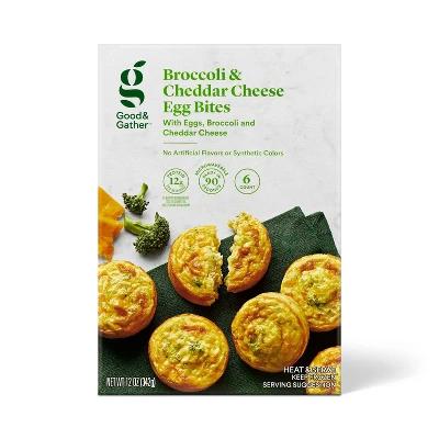 Frozen Broccoli & Cheddar Egg Bites - 12oz - Good & Gather™ 5 Frozen Broccoli & Cheddar Egg Bites - 12oz - Good & Gather™ - Image 3
