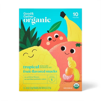 Organic Tropical Fruit Snacks - 8oz/10ct - Good & Gather™ 5 Organic Tropical Fruit Snacks - 8oz/10ct - Good & Gather™ - Image 3