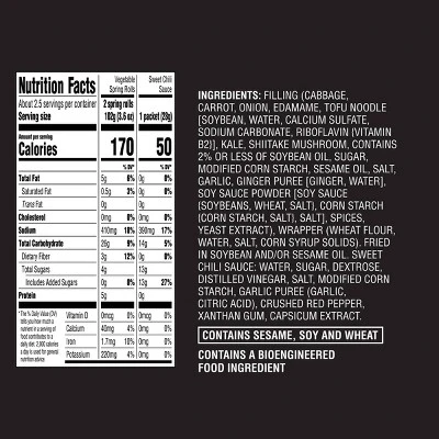 Frozen Vegetable Spring Rolls - 10oz/5ct - Good & Gather™ 5 Frozen Vegetable Spring Rolls - 10oz/5ct - Good & Gather™ - Image 3