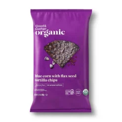 Organic Blue Corn Tortilla Chips With Flax Seeds - 12oz - Good & Gather™ 9 Organic Blue Corn Tortilla Chips With Flax Seeds - 12oz - Good & Gather™ -Good & Gather GUEST 51c3f91f eda0 4858 afb4 76a69d1e946c