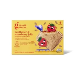 Frozen Sunbutter No Crust Sandwich Strawberry - 4ct - Good & Gather™ -Good & Gather GUEST 53a368c8 514c 413d 9cfe 1bcb835abd56