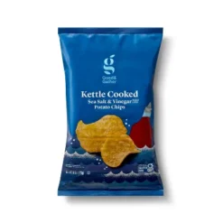 Sea Salt And Vinegar Kettle Cooked Potato Chips - 8oz - Good & Gather™ 7 Sea Salt And Vinegar Kettle Cooked Potato Chips - 8oz - Good & Gather™ -Good & Gather GUEST 53a825d1 b80d 4f53 b39f 39e2b23888ba
