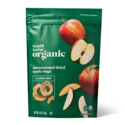 Organic Dried Unsweetened Apple Rings Snacks - 4oz - Good & Gather™ -Good & Gather GUEST 549a3854 fded 44f1 b9c7 b91d7c8ce61d