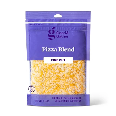 Finely Shredded Pizza Blend Cheese - 8oz - Good & Gather™ 5 Finely Shredded Pizza Blend Cheese - 8oz - Good & Gather™ - Image 3