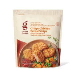 No Antibiotics Ever Crispy Chicken Breast Strips - Frozen - 25oz - Good & Gather™ -Good & Gather GUEST 58b60bcb 6821 462d 9d30 e6463b413a7a