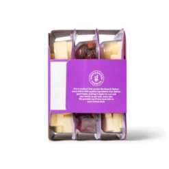 Quick Bites White Cheddar Cheese, Dried Sweetened Cranberries & Sea-Salted Roasted Almonds - 4.5oz/3ct - Good & Gather™