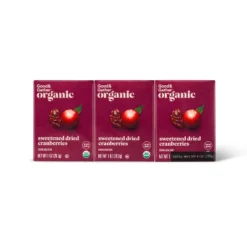 Organic Sweetened Dried Cranberries - 1oz/6ct - Good & Gather™ -Good & Gather GUEST 5da37195 b47e 4307 8ff3 800b2340c62c