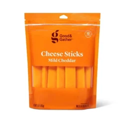 Mild Cheddar Cheese Sticks - 9oz/12ct - Good & Gather™ -Good & Gather GUEST 5eb4e806 1a6e 4926 bd8a 3405dea46e02