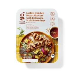 Grilled Chicken Breast Skewers With Rotisserie-Style Seasonings - 6ct/10.5oz - Good & Gather™ 9 Grilled Chicken Breast Skewers With Rotisserie-Style Seasonings - 6ct/10.5oz - Good & Gather™ -Good & Gather GUEST 6475cb4d 069f 4e2f b468 5d2676d8644e