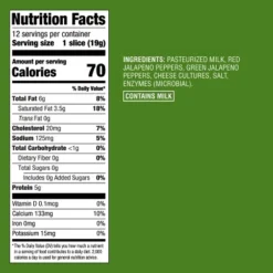 Pepper Jack Deli Sliced Cheese - 8oz/12 Slices - Good & Gather™ -Good & Gather GUEST 64f2a510 9bc2 4df8 8018 b7ac06ef538d