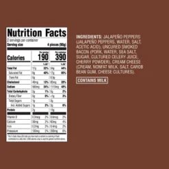 Frozen Uncured Bacon Wrapped Cream Cheese Stuffed Jalapenos - 6.35oz/8ct - Good & Gather™ -Good & Gather GUEST 6690d461 58cb 48af 9399 1e235d128b0f