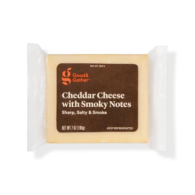 Cheddar Cheese With Smokey Notes - 7oz - Good & Gather™ 5 Cheddar Cheese With Smokey Notes - 7oz - Good & Gather™ - Image 3