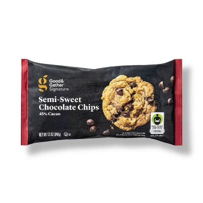 Signature Semi Sweet Chocolate Chips - 12oz - Good & Gather™ 5 Signature Semi Sweet Chocolate Chips - 12oz - Good & Gather™ - Image 3