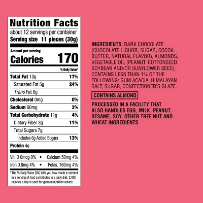 Himalayan Salted Dark Chocolate Almonds - 13oz - Good & Gather™ 5 Himalayan Salted Dark Chocolate Almonds - 13oz - Good & Gather™ - Image 3