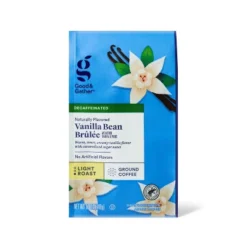 Naturally Flavored Vanilla Bean Brulee Light Roast Ground Coffee - Decaf - 12oz - Good & Gather™ -Good & Gather GUEST 6b34336c e6c8 4f3a b0e4 17c9a3be5346