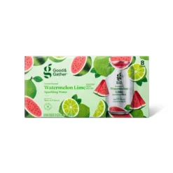Watermelon Lime Sparkling Water - 8pk/12 Fl Oz Cans - Good & Gather™ -Good & Gather GUEST 6bc6d956 3180 4da9 980d 494899a667ef