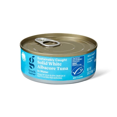 Solid White Albacore Tuna In Water - 5oz - Good & Gather™ 5 Solid White Albacore Tuna In Water - 5oz - Good & Gather™ - Image 3