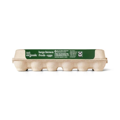Organic Cage-Free Grade A Large Brown Eggs - Good & Gather™ 5 Organic Cage-Free Grade A Large Brown Eggs - Good & Gather™ - Image 3