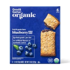 Organic Whole Grain Blueberry Fruit & Grain Bars - 6ct - Good & Gather™ 11 Organic Whole Grain Blueberry Fruit & Grain Bars - 6ct - Good & Gather™ -Good & Gather GUEST 6f563c7c 26ac 4c7a b9c7 1c610c7f25e2