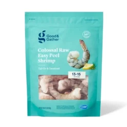 Colossal Easy Peel Tail On & Deveined Raw Shrimp - Frozen - 13-15ct/16oz - Good & Gather™ -Good & Gather GUEST 6f74f496 c248 4741 a744 88022b6dd099