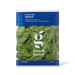Fresh Steam-in-Bag Spinach - 9oz - Good & Gather™ 9 Fresh Steam-in-Bag Spinach - 9oz - Good & Gather™ -Good & Gather GUEST 6f851f46 d77d 4a51 8e69 b3c9446cefa4