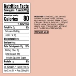 Organic Apple Banana Peach Yogurt Baby Food Pouch - 4oz - Good & Gather™ -Good & Gather GUEST 70eba64e c1ea 476d 8dfa 5525833848cc
