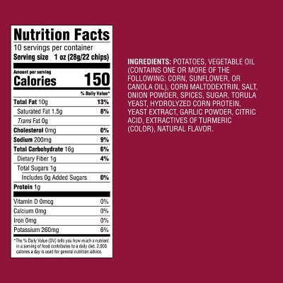 Fall Harvest Stuffing Flavored Wavy Potato Chips - 10oz - Good & Gather™ 5 Fall Harvest Stuffing Flavored Wavy Potato Chips - 10oz - Good & Gather™ - Image 3