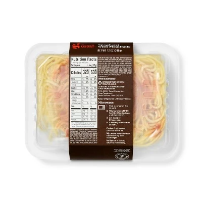 Spaghetti With Meatballs - 12oz - Good & Gather™ 3 Spaghetti With Meatballs - 12oz - Good & Gather™