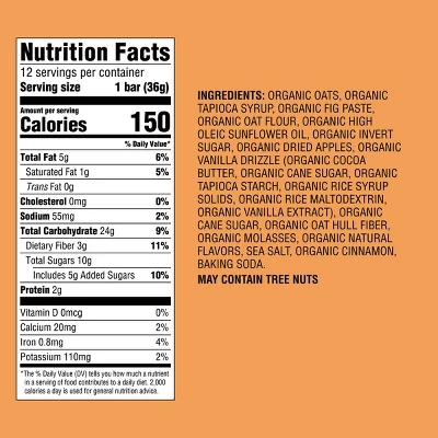 Caramel Apple Whole Grain Baked Bar - 15.24oz - Good & Gather™ 5 Caramel Apple Whole Grain Baked Bar - 15.24oz - Good & Gather™ - Image 3