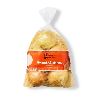 Fresh Sweet Onions - 2lb Bag - Good & Gather™ 6 Fresh Sweet Onions - 2lb Bag - Good & Gather™ - Image 4
