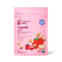 Organic Puffs Baby Snacks - Apple Strawberry - 1.48oz - Good & Gather™ -Good & Gather GUEST 75ba351b 93de 453e 90cd 622b79755c78
