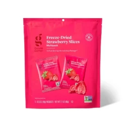 Freeze Dried Strawberry Slices Multipack - 6ct/2.1oz - Good & Gather™ -Good & Gather GUEST 76bbcd84 aa62 4f5a afe0 697d6fbdc0b1