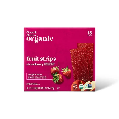 Organic Strawberry Strip - 9oz/18ct - Good & Gather™ 6 Organic Strawberry Strip - 9oz/18ct - Good & Gather™ - Image 4