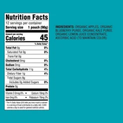 Organic Apple Blueberry Kale Fruit & Vegetable Puree Pouches - 38.04oz/12ct - Good & Gather™ 8 Organic Apple Blueberry Kale Fruit & Vegetable Puree Pouches - 38.04oz/12ct - Good & Gather™ -Good & Gather GUEST 77bf6571 2b16 41f8 b774 c062dbef6b03