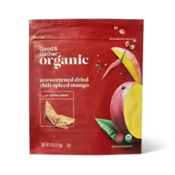Organic Dried Unsweetened Chili Lime Spiced Mango Snacks - 4oz - Good & Gather™ 9 Organic Dried Unsweetened Chili Lime Spiced Mango Snacks - 4oz - Good & Gather™ -Good & Gather GUEST 7ae2cd29 63c2 4df4 8cb4 15e73694f14d