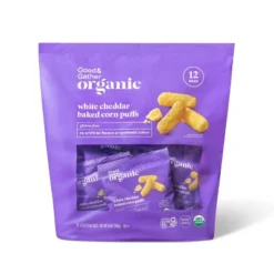 Organic White Cheddar Puffs Multipack - 12ct - Good & Gather™ -Good & Gather GUEST 7b8b3c29 9774 4730 b5df 6f7fcc84185a