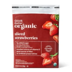 Organic Frozen Sliced Strawberries - 10oz - Good & Gather™ -Good & Gather GUEST 7bf4190a 3c2a 4a15 9ead 47e6eb7a9ebc