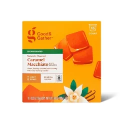 Naturally Flavored Caramel Macchiato Decaf Light Roast Coffee - 16ct Pods - Good & Gather™ -Good & Gather GUEST 7e7f01b4 6c17 4ed1 8554 b39c7b2de76d