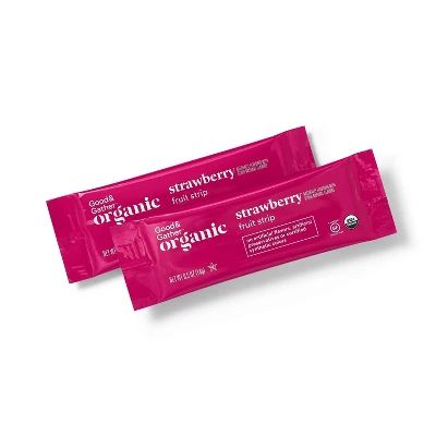 Organic Strawberry Strip - 9oz/18ct - Good & Gather™ 5 Organic Strawberry Strip - 9oz/18ct - Good & Gather™ - Image 3