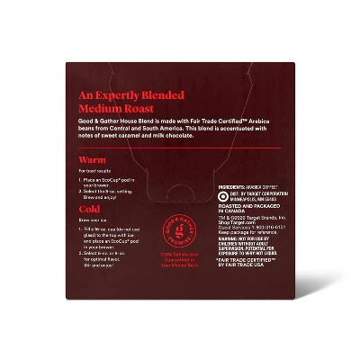 House Blend Medium Roast Coffee - 16ct Single Serve Pods - Good & Gather™ 4 House Blend Medium Roast Coffee - 16ct Single Serve Pods - Good & Gather™ - Image 2