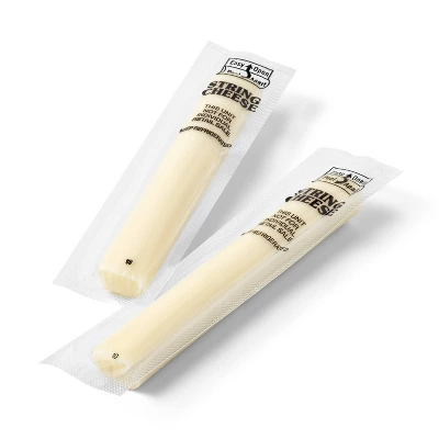 Light Low-Moisture Part-Skim Mozzarella Cheese Sticks - 24oz/24ct - Good & Gather™ 3 Light Low-Moisture Part-Skim Mozzarella Cheese Sticks - 24oz/24ct - Good & Gather™