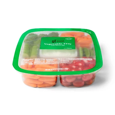 Vegetable Tray With Ranch Dip - 40oz - Good & Gather™ 4 Vegetable Tray With Ranch Dip - 40oz - Good & Gather™ - Image 2