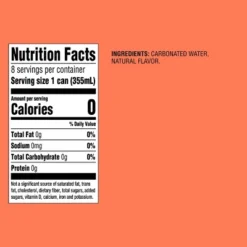 Peach Bellini Unsweetened Sparkling Water - 8pk/12 Fl Oz Cans - Good & Gather™ -Good & Gather GUEST 84c790c3 8548 43ec 8e0b d45e5f04ccff