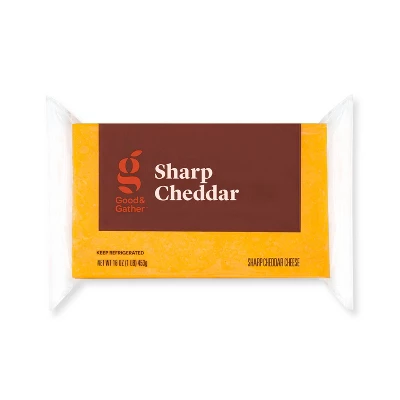 Sharp Cheddar Cheese - 16oz - Good & Gather™ 5 Sharp Cheddar Cheese - 16oz - Good & Gather™ - Image 3