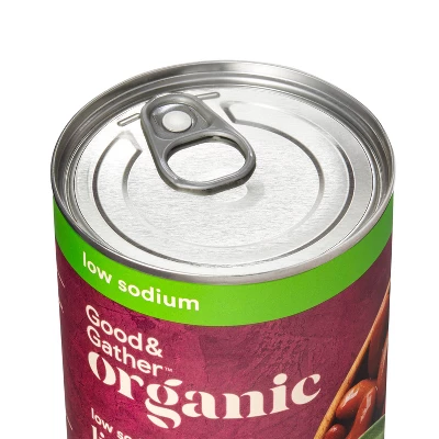 Organic Low Sodium Light Red Kidney Beans - 15oz - Good & Gather™ 5 Organic Low Sodium Light Red Kidney Beans - 15oz - Good & Gather™ - Image 3